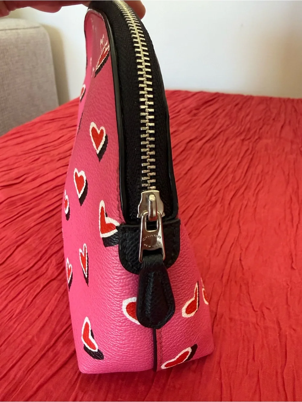 Coach cosmetic pouch